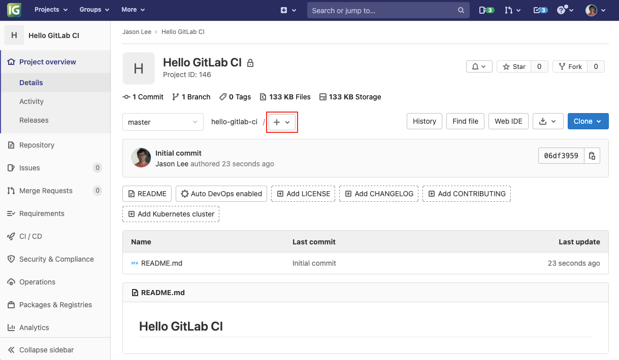 Gitlab ci yml